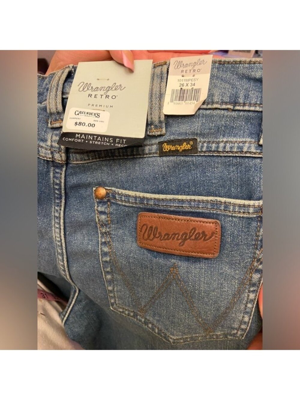 Wrangler new with tag jeans flared - Picture 2 of 9
